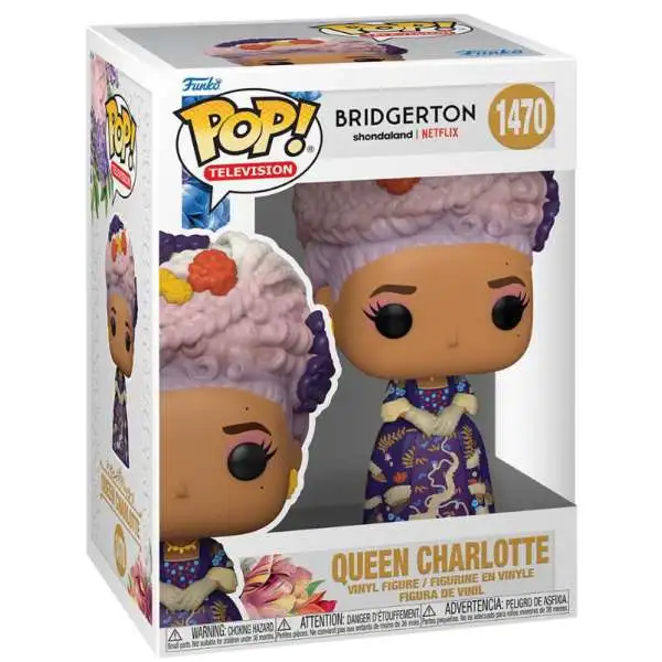 Funko Bridgerton POP! Television Queen Charlotte Vinyl Figure #1470