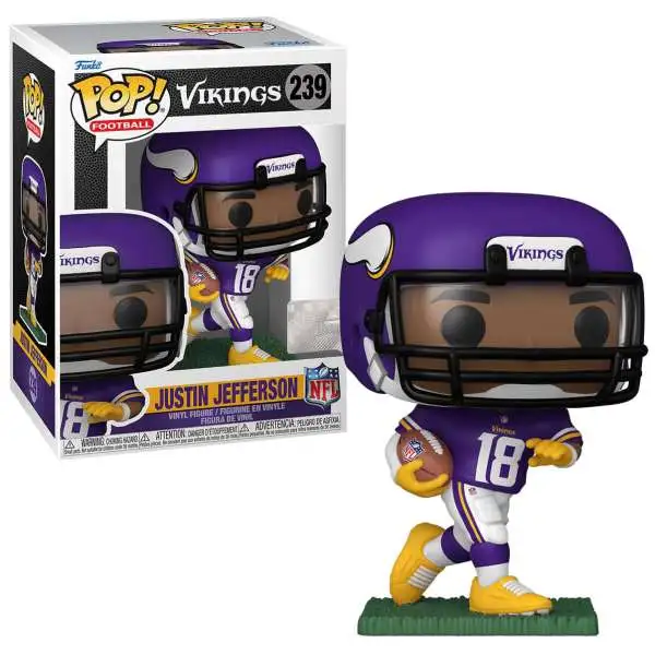 Funko NFL Minnesota Vikings POP! Football Justin Jefferson Vinyl Figure #239