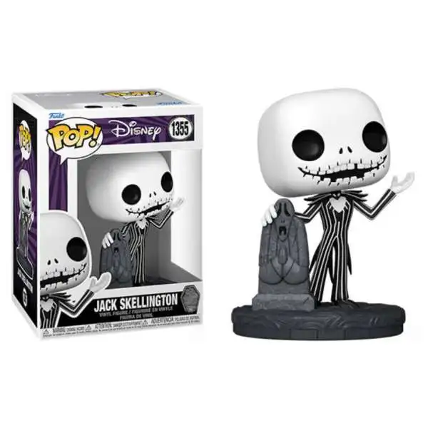 Funko The Nightmare Before Christmas 30th Anniversary POP! Disney Jack Skellington Vinyl Figure #1355 [With Gravestone, Damaged Package]