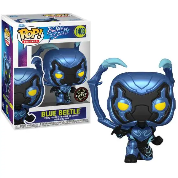 Funko DC POP! Movies Blue Beetle Vinyl Figure [Glow in the Dark, Chase Version]