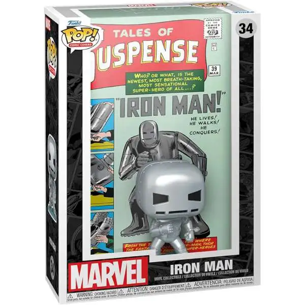 Funko Marvel Iron Man POP! Comic Covers Tales of Suspense #39 Vinyl Figure #34
