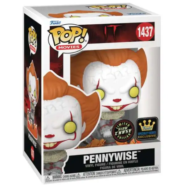 Funko IT POP! Movies Pennywise Exclusive Vinyl Figure #1437 [Dancing, Glow in the Dark, Chase Version]