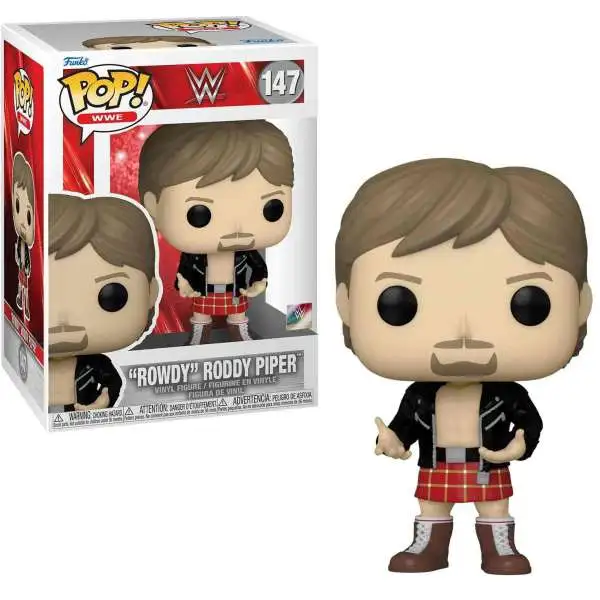 Funko WWE Wrestling POP! WWE Rowdy Roddy Piper Vinyl Figure #147 [Damaged Package]