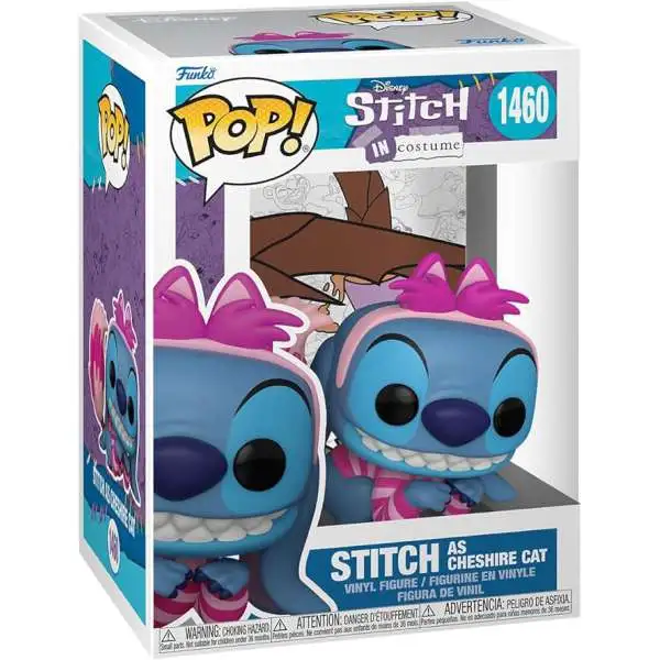 Funko Lilo & Stitch POP! Disney Stitch as Cheshire Cat Vinyl Figure #1460 [Alice in Wonderland]