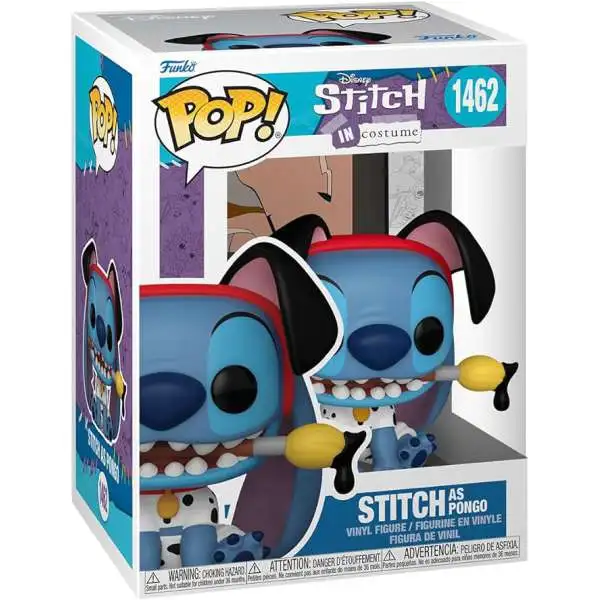 Funko Lilo & Stitch POP! Disney Stitch as Pongo Vinyl Figure #1462 [101 Dalmatians] (Pre-Order ships September)
