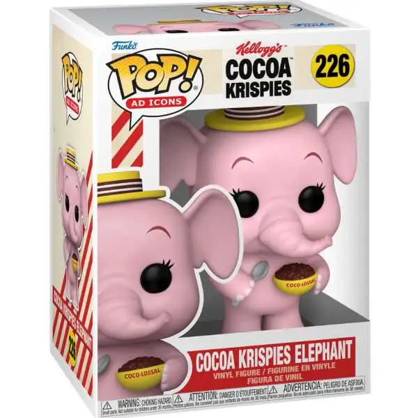 Funko Kellogs Cocoa Crispies POP! Ad Icons Elephant Vinyl Figure #226