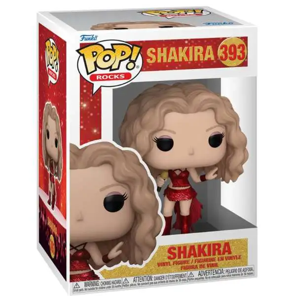 Funko POP! Rocks Shakira Vinyl Figure #393 [Super Bowl]