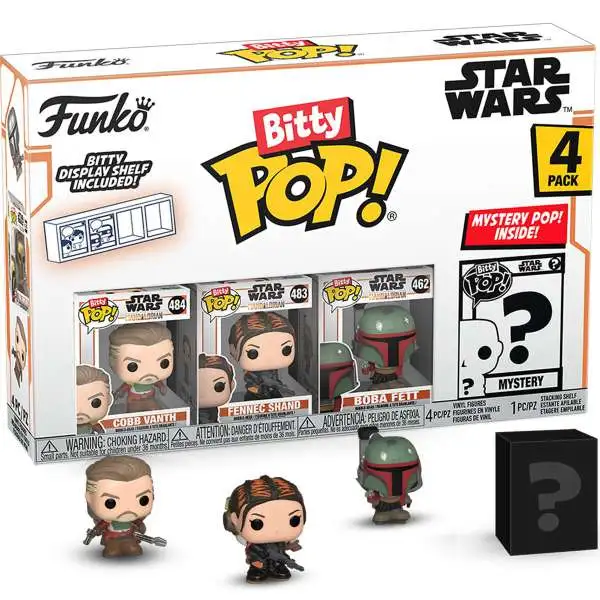 Funko Star Wars The Mandalorian Bitty POP! Cobb Vanth Micro Figure 4-Pack