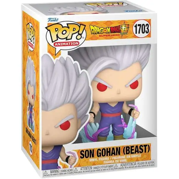 Funko Dragon Ball Super Super Hero POP! Animation Gohan Beast Vinyl Figure #1703 [Regular Version]