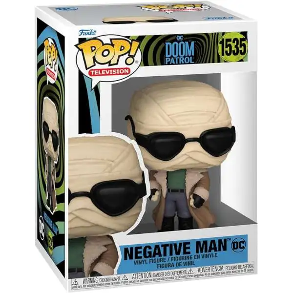 Funko DC Doom Patrol POP! Television Negative Man Vinyl Figure #1535
