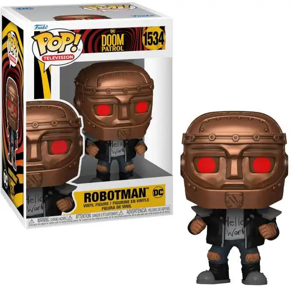 Funko DC Doom Patrol POP! Television Robotman Vinyl Figure #1534
