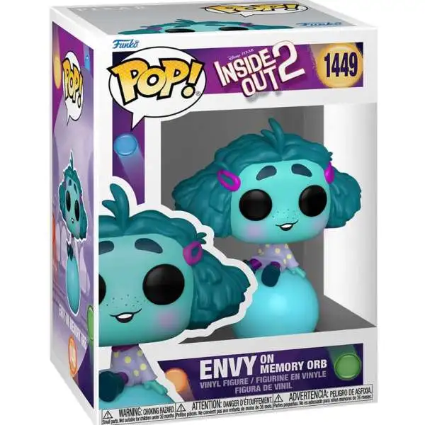 Funko Disney / Pixar Inside Out 2 POP! Disney Envy Vinyl Figure #1449 [On Memory Orb]
