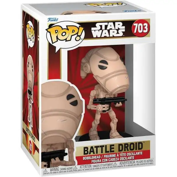 Funko The Phantom Menace POP! Star Wars Battle Droid Vinyl Figure #703