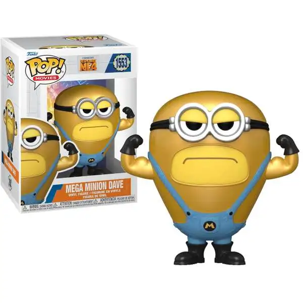 Funko Despicable Me 4 POP! Movies Mega Minion Dave Vinyl Figure #1553