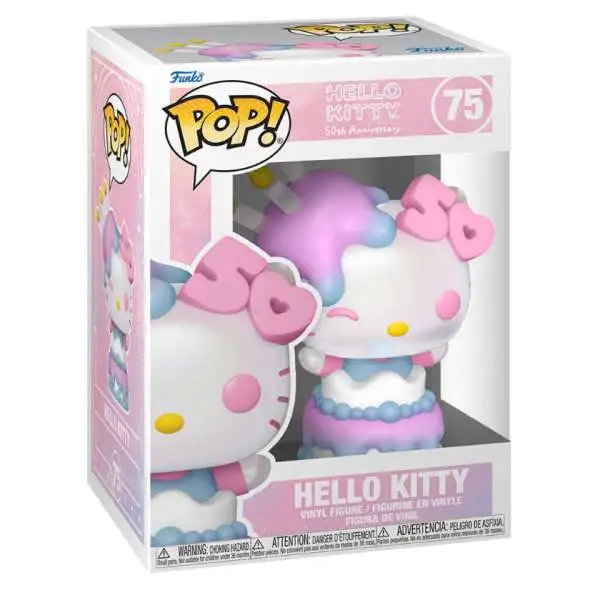 Funko 50th Anniversary POP! Sanrio Hello Kitty Vinyl Figure #75 [In Cake]