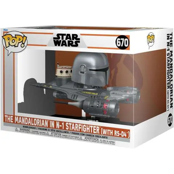 Funko Star Wars POP! Rides The Mandalorian & N-1 Starfighter Vinyl Figure [Damaged Package]