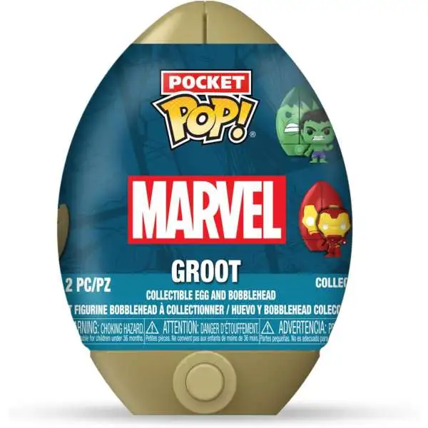Funko Marvel Egg Pocket POP! Baby Groot Vinyl Mini Figure in Egg [Easter 2024]
