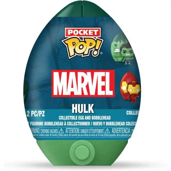 Funko Marvel Egg Pocket POP! Hulk Vinyl Mini Figure in Egg [Easter 2024]