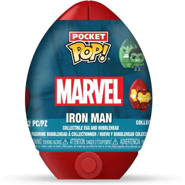 Funko Marvel Egg Pocket POP! Iron Man Vinyl Mini Figure in Egg [Easter 2024]