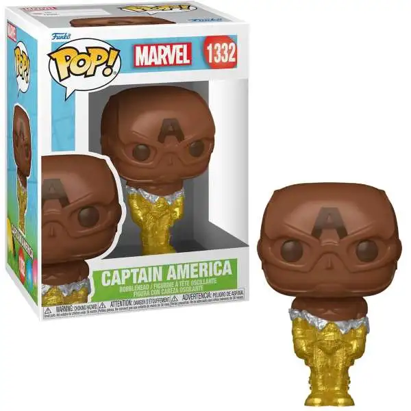 Funko POP! Marvel Captain America Vinyl Figure #1332 [Easter 2024]