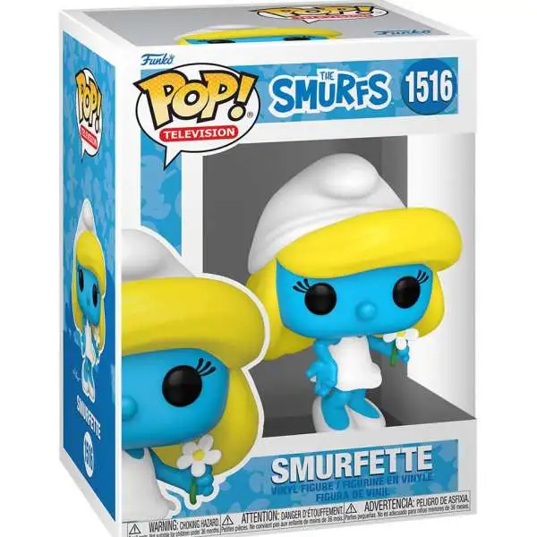 Funko The Smurfs POP! Television Smurfette with Flower Vinyl Figure #1516 [Regular Version]