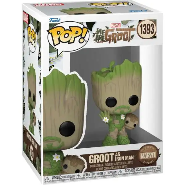 Funko We Are Groot POP! Marvel Groot as Iron Man Vinyl Figure #1393