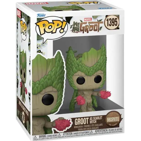 Funko We Are Groot POP! Marvel Groot as Scarlet Witch Vinyl Figure #1395