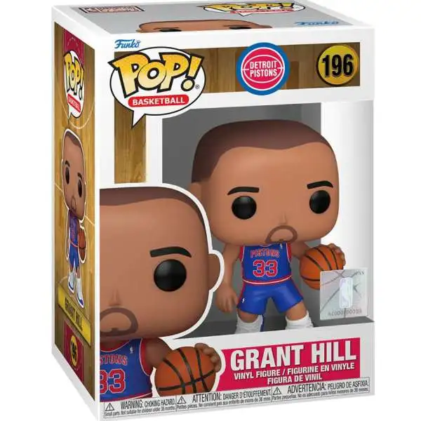 Funko Detroit Pistons POP! NBA Grant Hill Vinyl Figure #196 [Rookie Season]