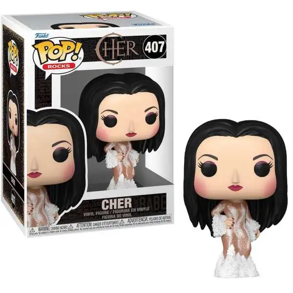 Funko POP! Rocks Cher Vinyl Figure #407 [Met Gala 1974]