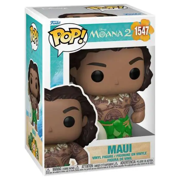 Funko Moana 2 POP! Disney Maui with Fish Hook Vinyl Figure #1547