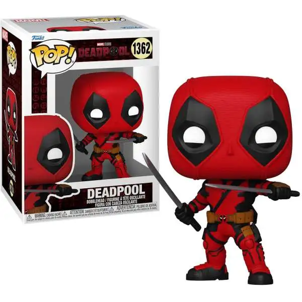 Funko Deadpool & Wolverine POP! Marvel Deadpool Vinyl Bobble Head #1362