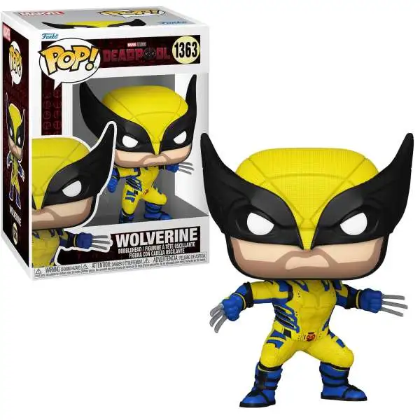 Funko Deadpool & Wolverine POP! Marvel Wolverine Vinyl Bobble Head #1363