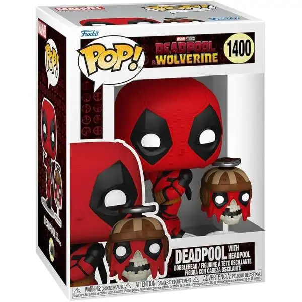 Funko Deadpool & Wolverine POP! Marvel Deadpool with Headpool Vinyl Figure #1400
