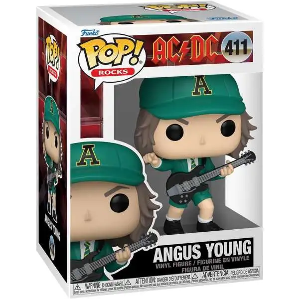 Funko AC/DC POP! Rocks Angus Young Vinyl Figure #411 [Green]