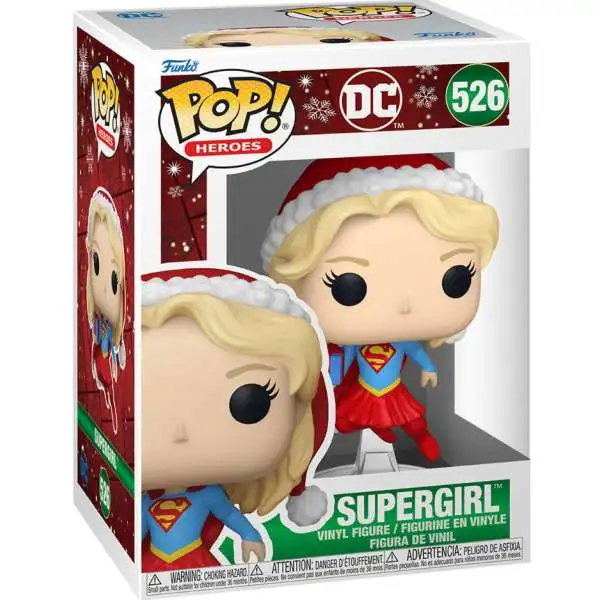 Funko DC POP! Heroes Supergirl Vinyl Figure #526 [Holiday 2024]