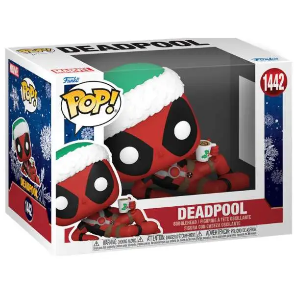 Funko POP! Marvel Deadpool Vinyl Figure #1442 [Holiday]