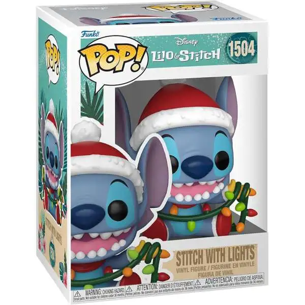 Funko Lilo & Stitch POP! Disney Stitch Vinyl Figure #1504 [Holiday, With Lights]