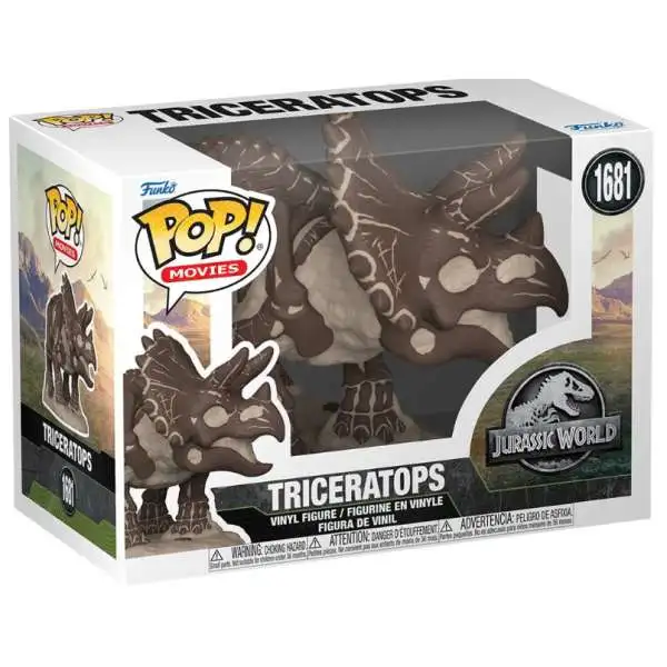 Funko Jurassic Park POP! Movies Triceratops Vinyl Figure #1681 [Fossil]