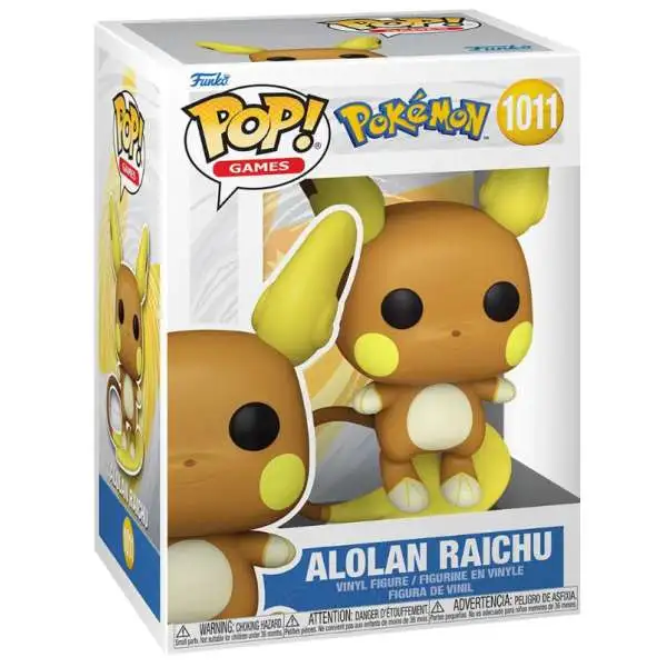 Funko Pokemon POP! Games Raichu Vinyl Figure #1011 [Alolan] (Pre-Order ships November)