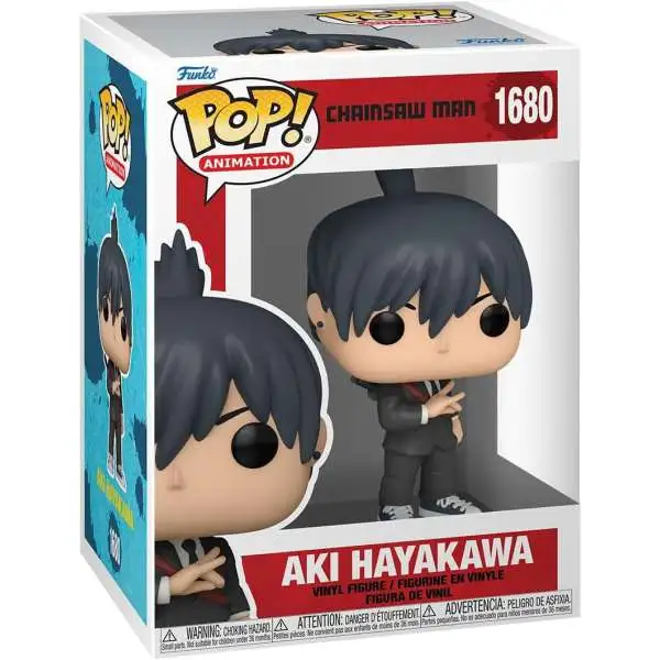 Funko Chainsaw Man POP! Animation Aki Hayakawa Vinyl Figure #1680 [Damaged Package]
