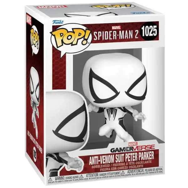 Funko Marvel Spider-Man POP! Games Anti-Venom Peter Parker Vinyl Figure #1025