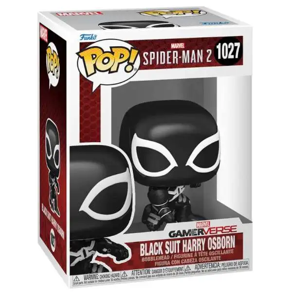 Funko Marvel Spider-Man POP! Games Harry Osborn Vinyl Figure #1027 [Black Suit]