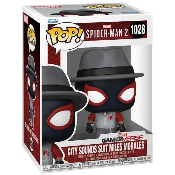 Funko Marvel Spider-Man POP! Games City Sounds Miles Vinyl Figure #1028