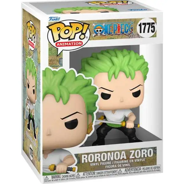 Funko One Piece Refresh POP! Animation Roronoa Zoro with Swords (2024) Vinyl Figure #1775 [Regular Version]