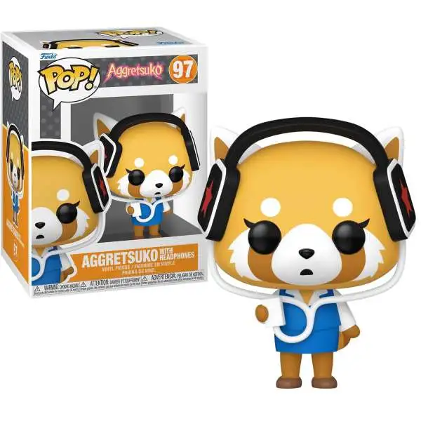 Funko POP! Sanrio Aggretsuko Vinyl Figure #97 [With Headphones]