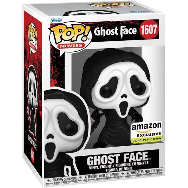 Funko Scream Ghostface POP! Movies Ghost Face Exclusive Vinyl Figure #1607 [Glow-in-the-Dark]