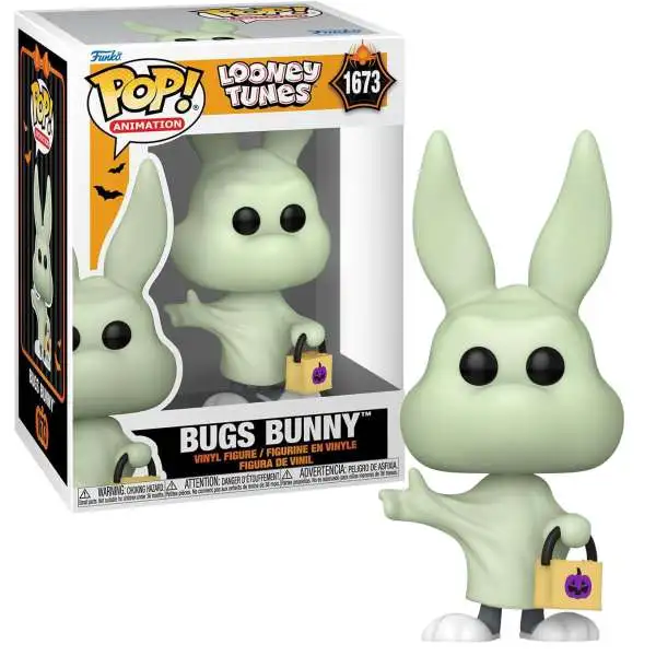 Funko Looney Tunes Halloween POP! Animation Bugs Bunny Vinyl Figure #1673 [Ghost]