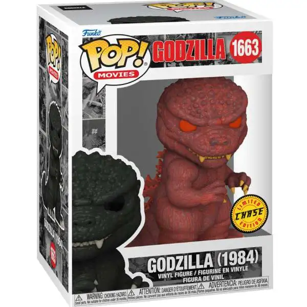 Funko 70th Anniversary POP! Movies Godzilla Vinyl Figure #1663 [1984, Chase Version]
