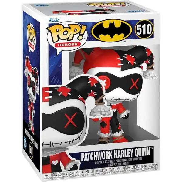 Funko DC Batman POP! Heroes Harley Quinn Vinyl Figure #510 [Patchwork]
