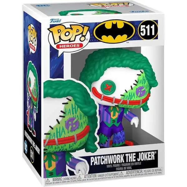 Funko DC Batman POP! Heroes The Joker Vinyl Figure #511 [Patchwork]